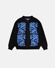 Tribal Zip Up Sweater (Black) Tribal Zip Up Sweater (Black)