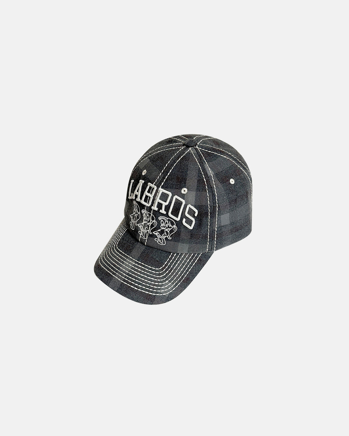 QC Checkered Cap (Grey)