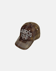 QC Checkered Cap (Brown)