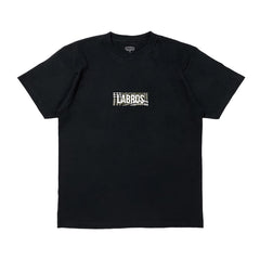 Wavy Plaid Box Logo Tee (Black)