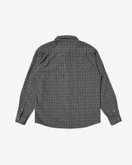 Symbol Logo Plaid Button Shirt (Black)