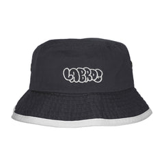 Bubble Logo Lining Bucket Hat (Charcoal)