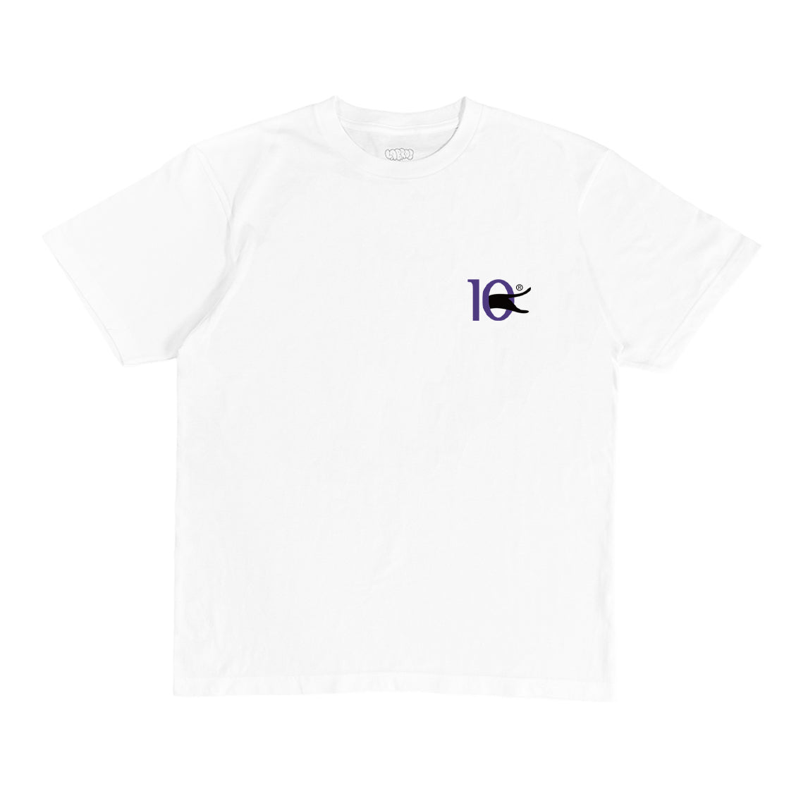 10th Anniv Black Cat Tee (White)