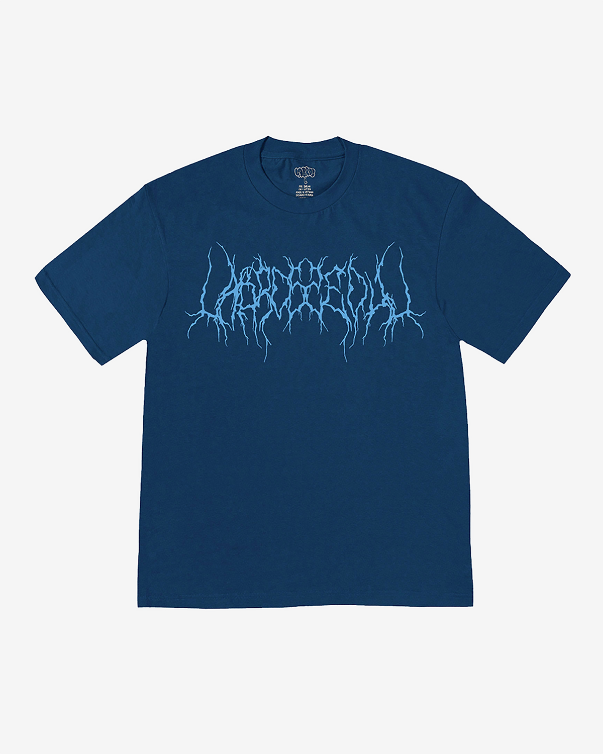 Metal Logo Tee (Indigo)